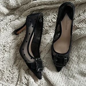 Antonio Melani polka dot heels 6M